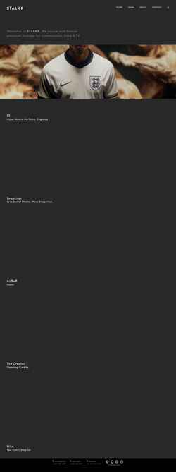 Screenshot stalkr.com