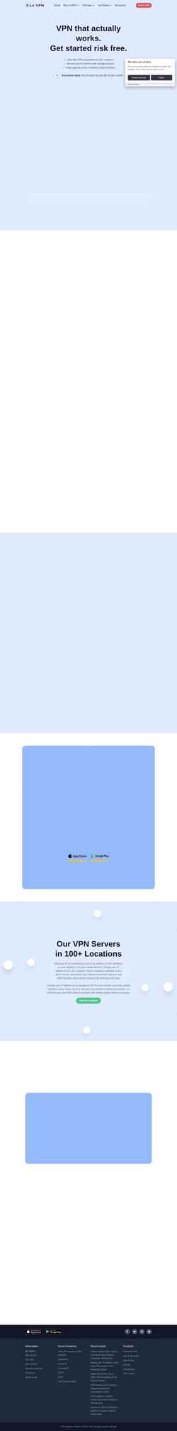 Captura de pantalla www.le-vpn.com