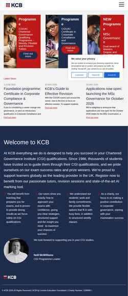 Στιγμιότυπο οθόνης www.kcbglobal.net