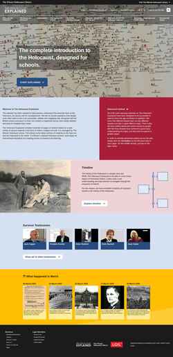 Capture d'écran www.theholocaustexplained.org