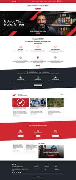 Снимак екрана www.clac.ca