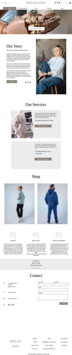 Skærmbillede www.bestlook-studio.com