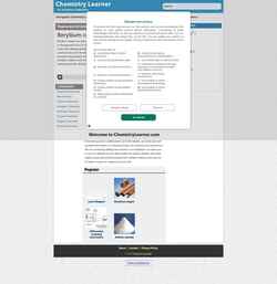 Captura de pantalla www.chemistrylearner.com