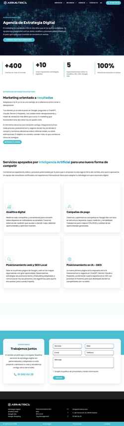 Ekraanipilt www.arimetrics.com