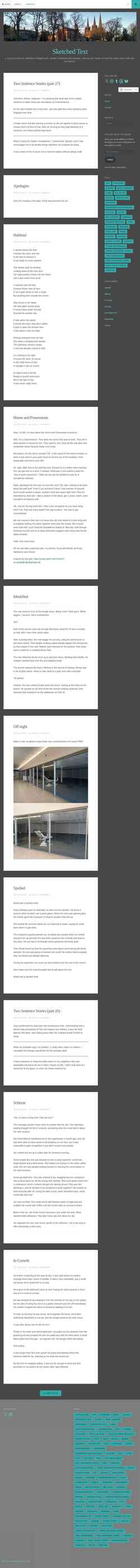Screenshot sketchedtext.com