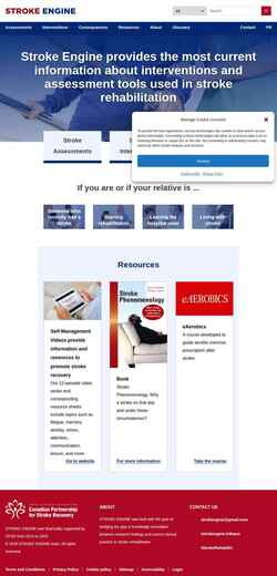 Captură de ecran strokengine.ca