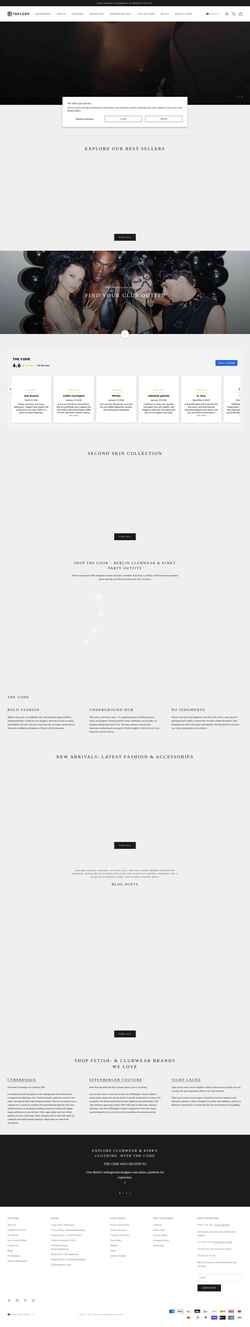 Skærmbillede thecode.shop