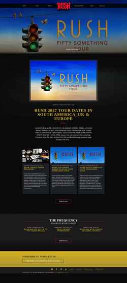 Captura de pantalla www.rush.com