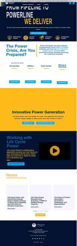 Schermata lifecyclepower.com