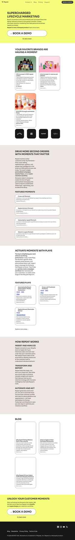 Screenshot getrepeat.io