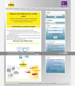 Screenshot www.fides-reliability.org