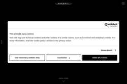 Screenshot www.pagani.com