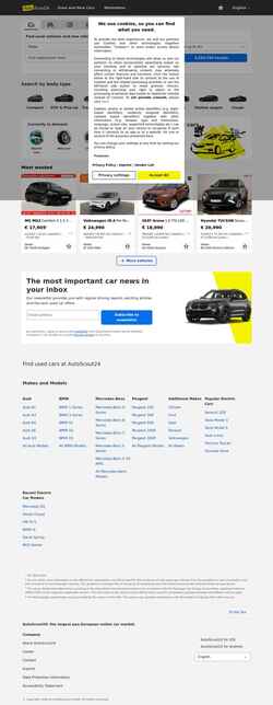 Schermafbeelding www.autoscout24.com