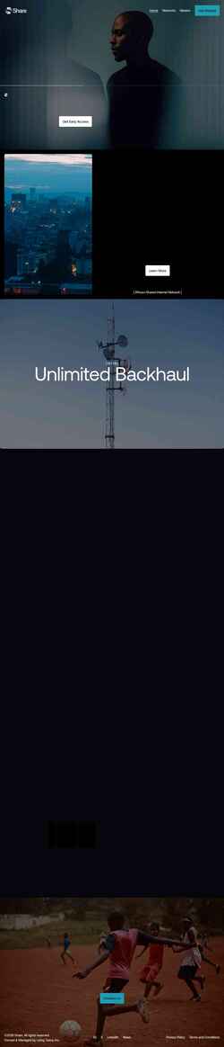 Screenshot www.share.inc