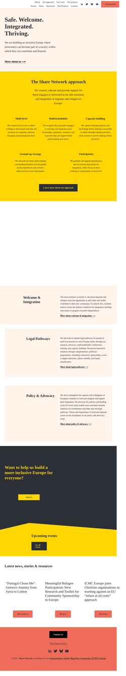 Captura de tela www.share-network.eu