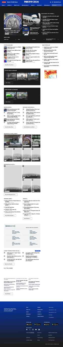 Schermafbeelding fox59.com