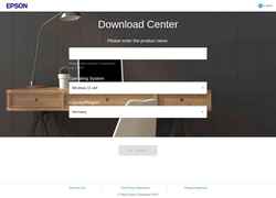 Screenshot download-center.epson.com