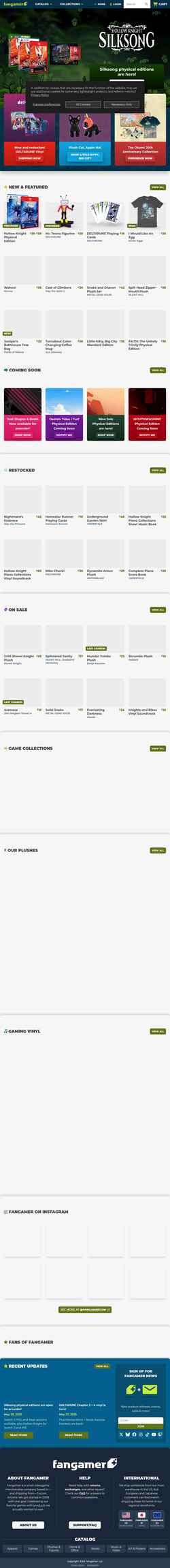 Ekrānuzņēmums www.fangamer.com