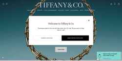 Captura de pantalla www.tiffany.com
