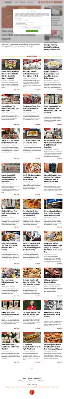 Screenshot www.thetakeout.com