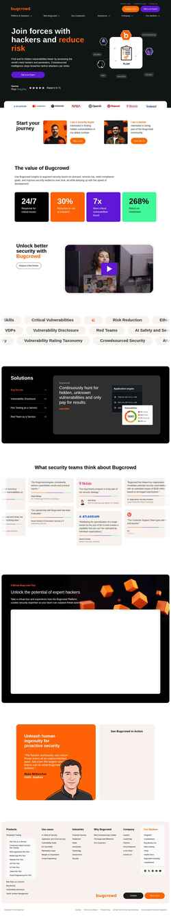 Screenshot www.bugcrowd.com