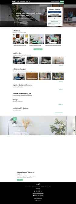 Screenshot www.homify.si