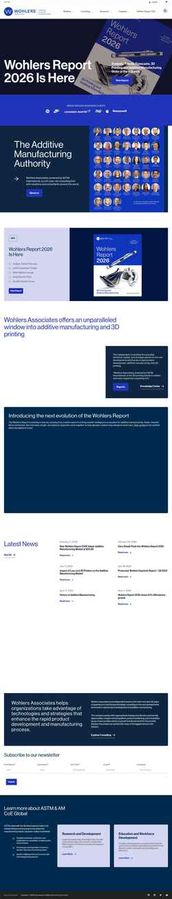 截屏 wohlersassociates.com