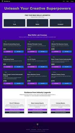 Screenshot madskillslab.com