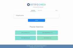 Screenshot http3check.net