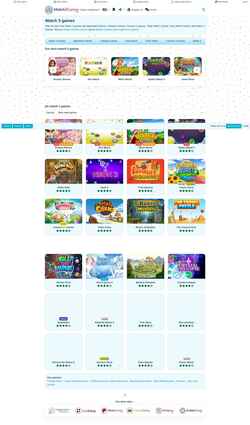 Снимак екрана www.match3games.com