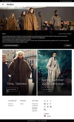 Captura de pantalla am.maxmara.com