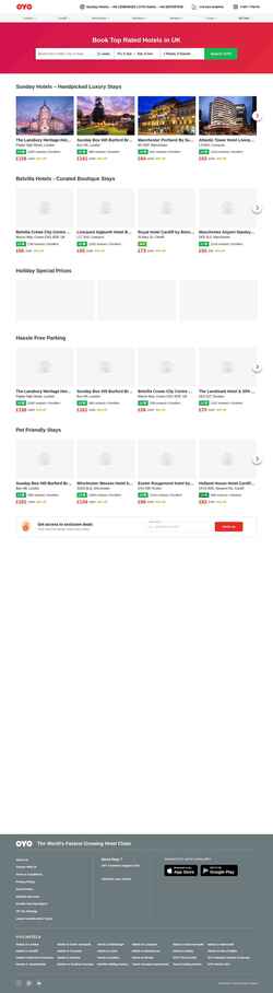 Screenshot www.oyorooms.com