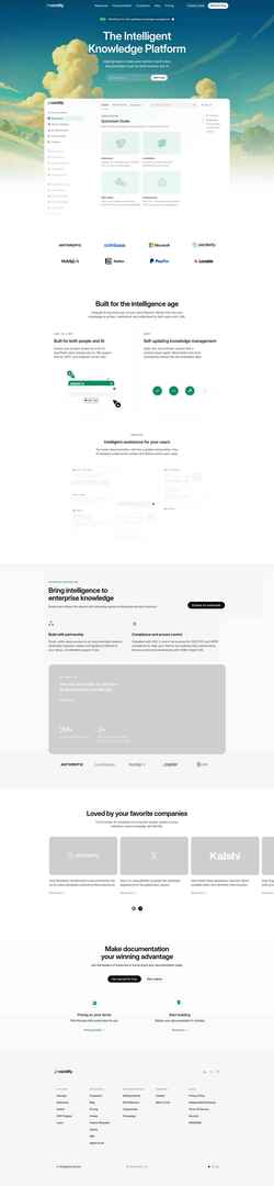 Screenshot www.mintlify.com
