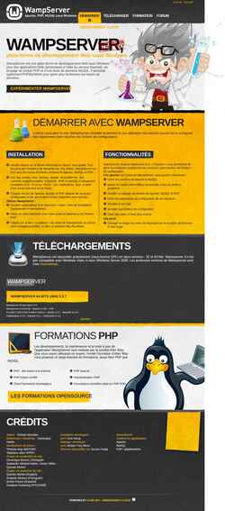 Captura de pantalla www.wampserver.com