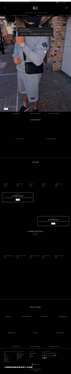 Skærmbillede twokeysclothing.com