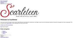 Στιγμιότυπο οθόνης www.scarleteen.com