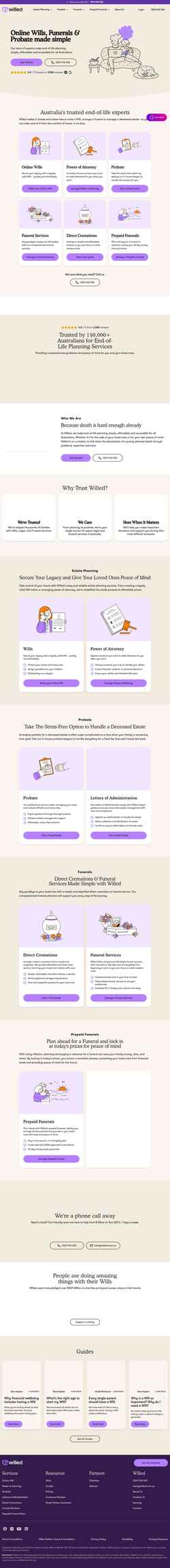 Снимак екрана www.willed.com.au