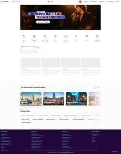 Снимак екрана www.eventbrite.co.uk