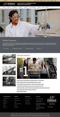 Captură de ecran www.chem.purdue.edu