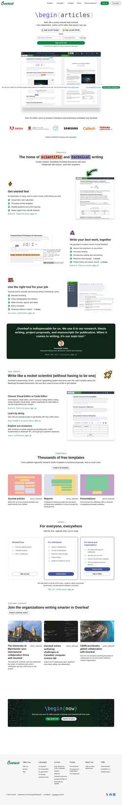 Ekraanipilt de.overleaf.com