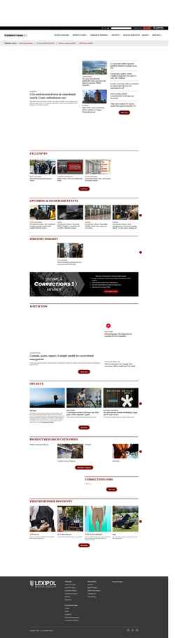 Screenshot www.corrections1.com