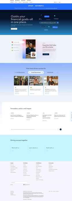 Képernyőkép www.intuit.com