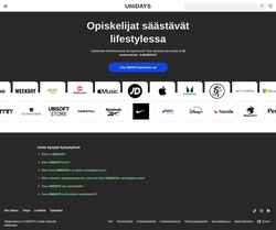 Zrzut ekranu www.myunidays.com