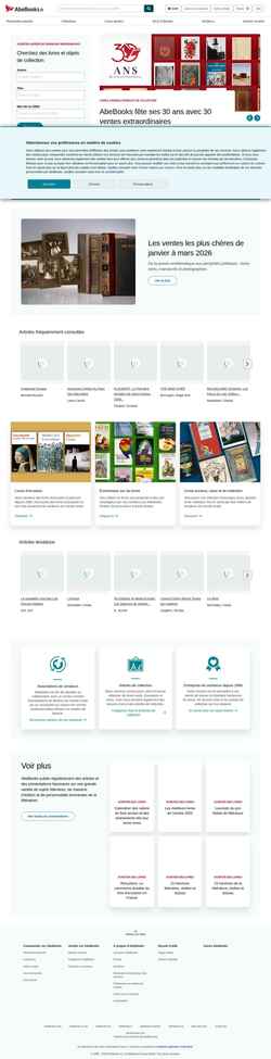 Captura de pantalla www.abebooks.fr