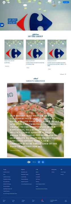 Screenshot www.carrefour.com