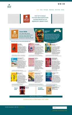 Captura de pantalla libraryreads.org