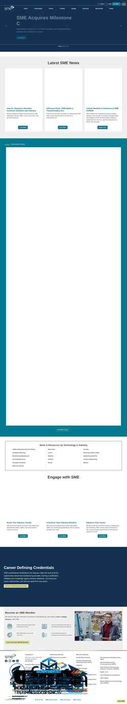 Screenshot www.sme.org