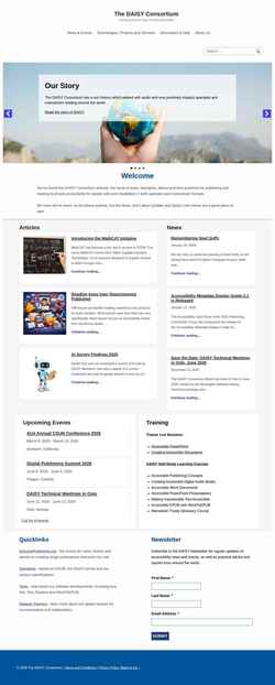 Screenshot daisy.org