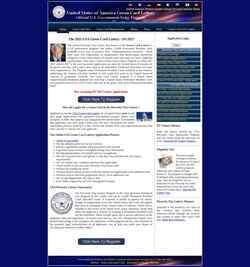 Captură de ecran usadiversitylottery.com