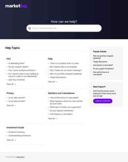 Screenshot help.marketlog.com